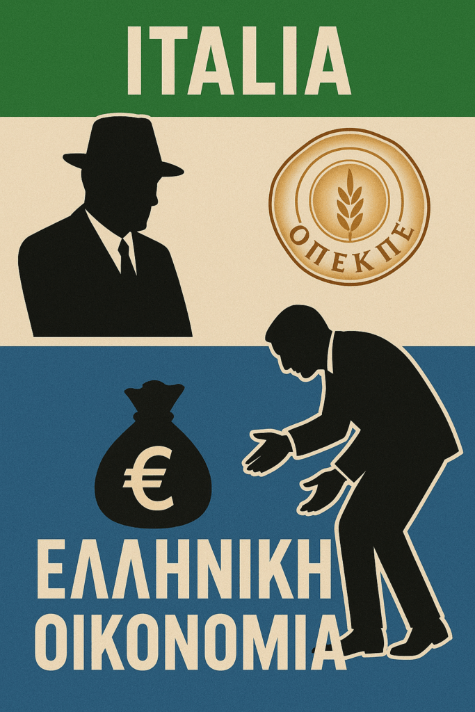 ΟΠΕΚΕΠΕ,ΙΤΑΛΙΚΗ ΜΑΦΙΑ ΚΑΙ ΕΛΛΗΝΙΚΗ ΟΙΚΟΝΟΜΙΑ